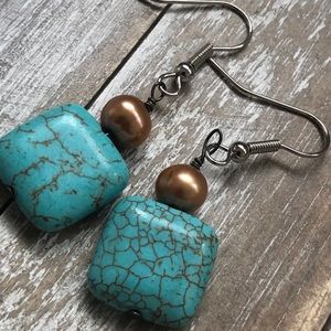 Turquoise drop earrings